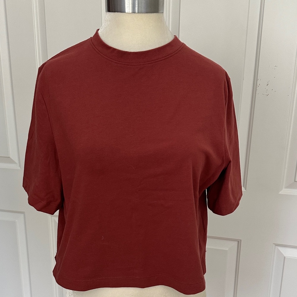 a new day Women's Rich Red Short Sleeve Tee